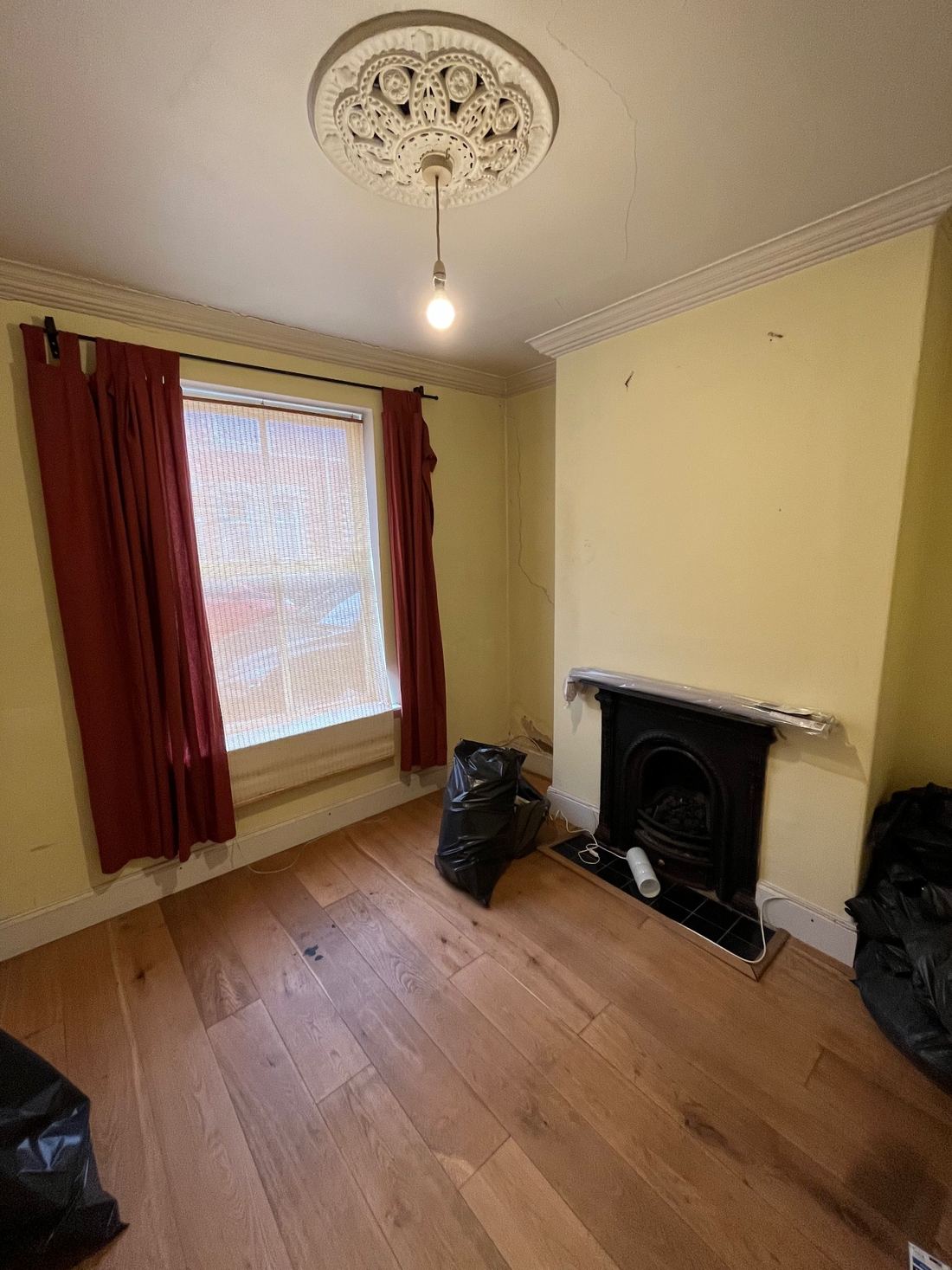 Living room before transformation in Cambridgeshire