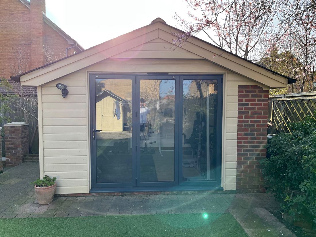 Completed garden gym in Sawtry, Cambridgeshire